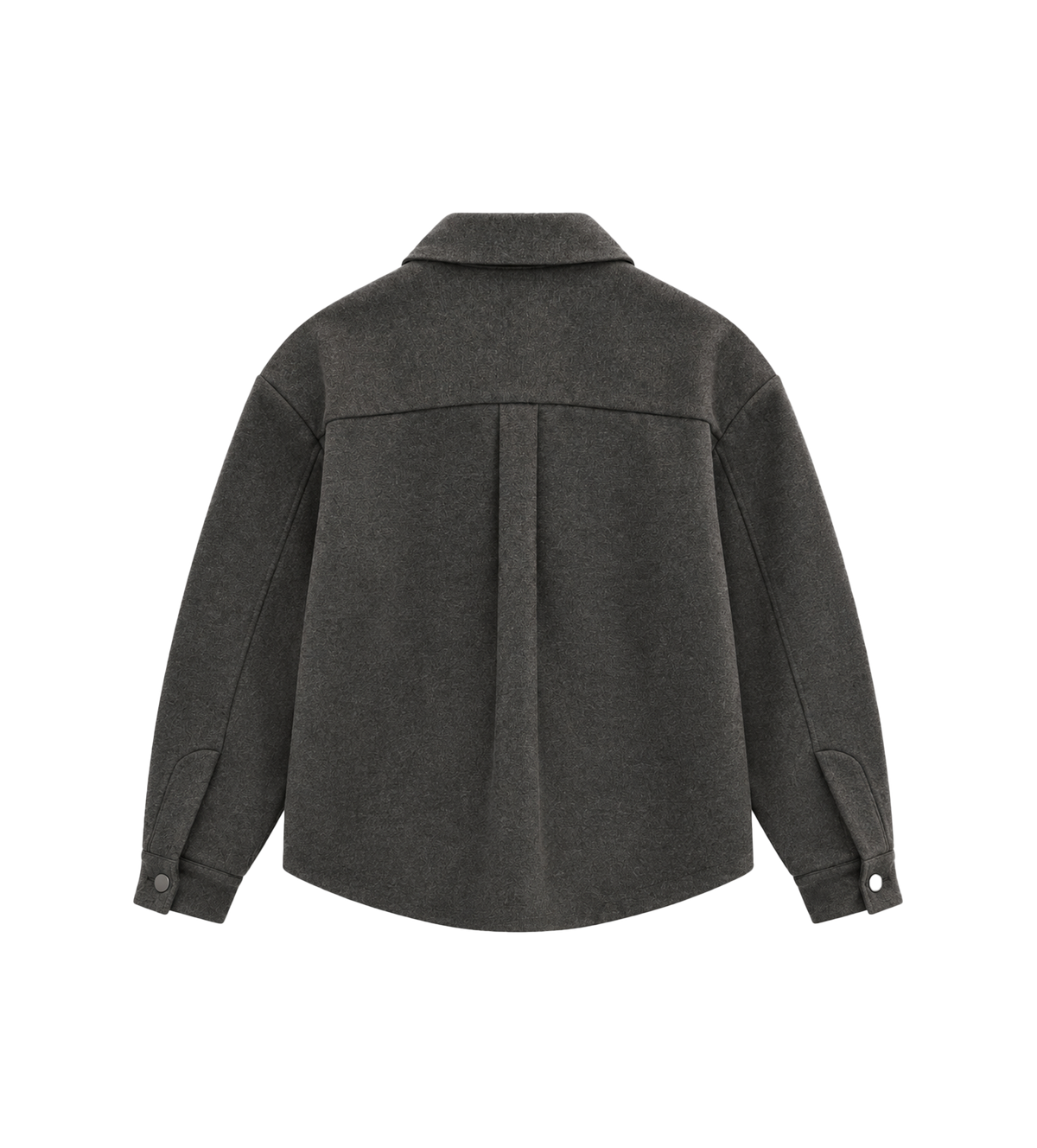Woven Jas Charcoal Grijs