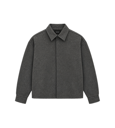 Woven Jacket Charcoal Tweed