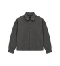 Woven Jacket Charcoal Tweed