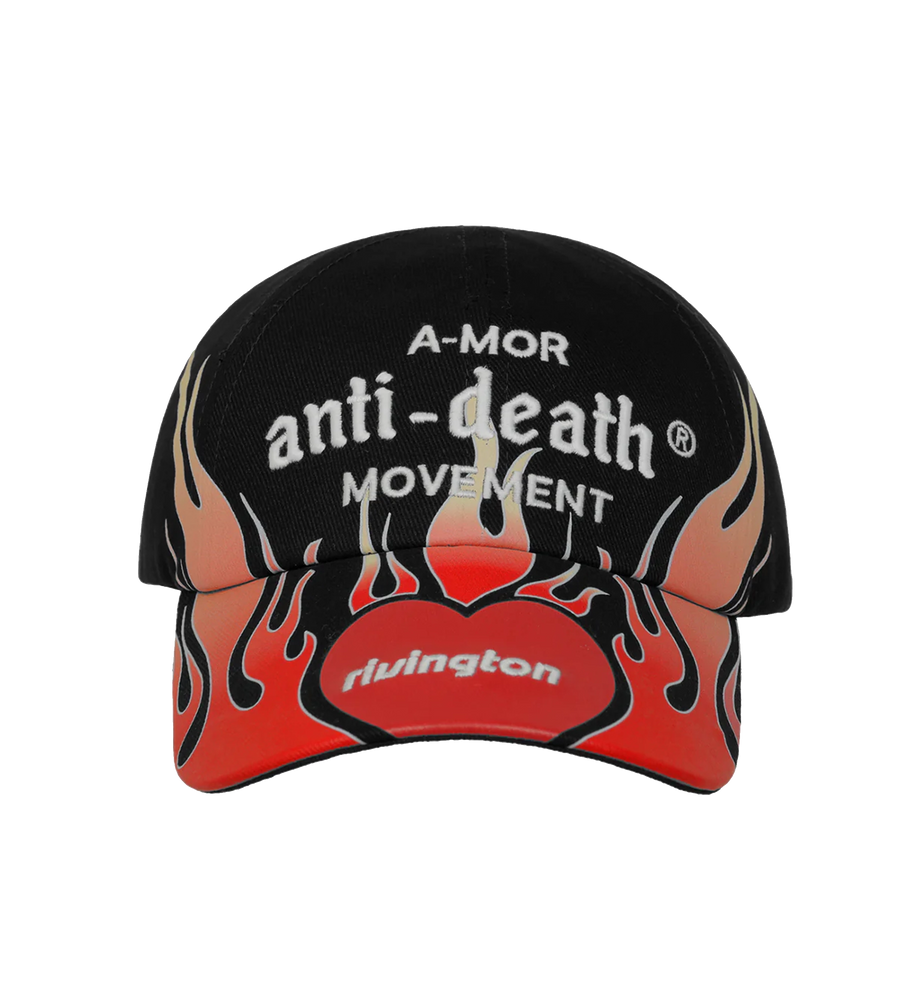 123 Rivington Anti-Death Movement Cap in Black