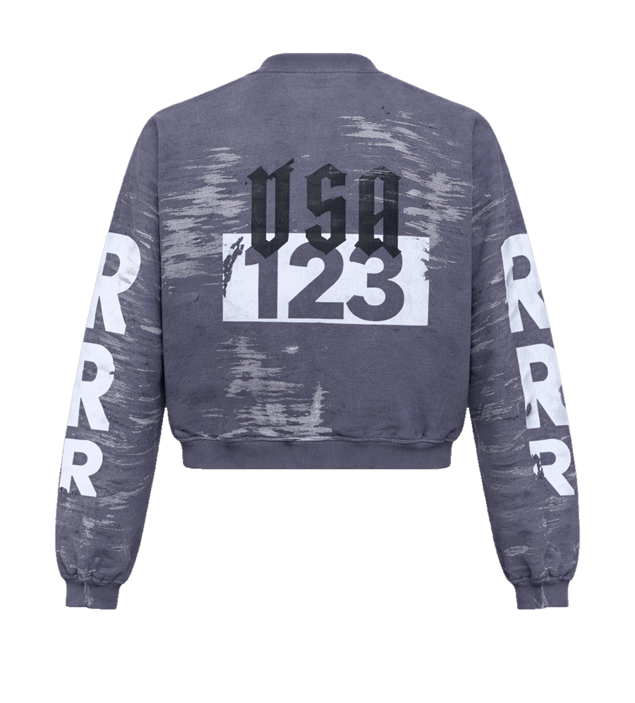 123 Rivington Membership USO Crew Neck in Purple