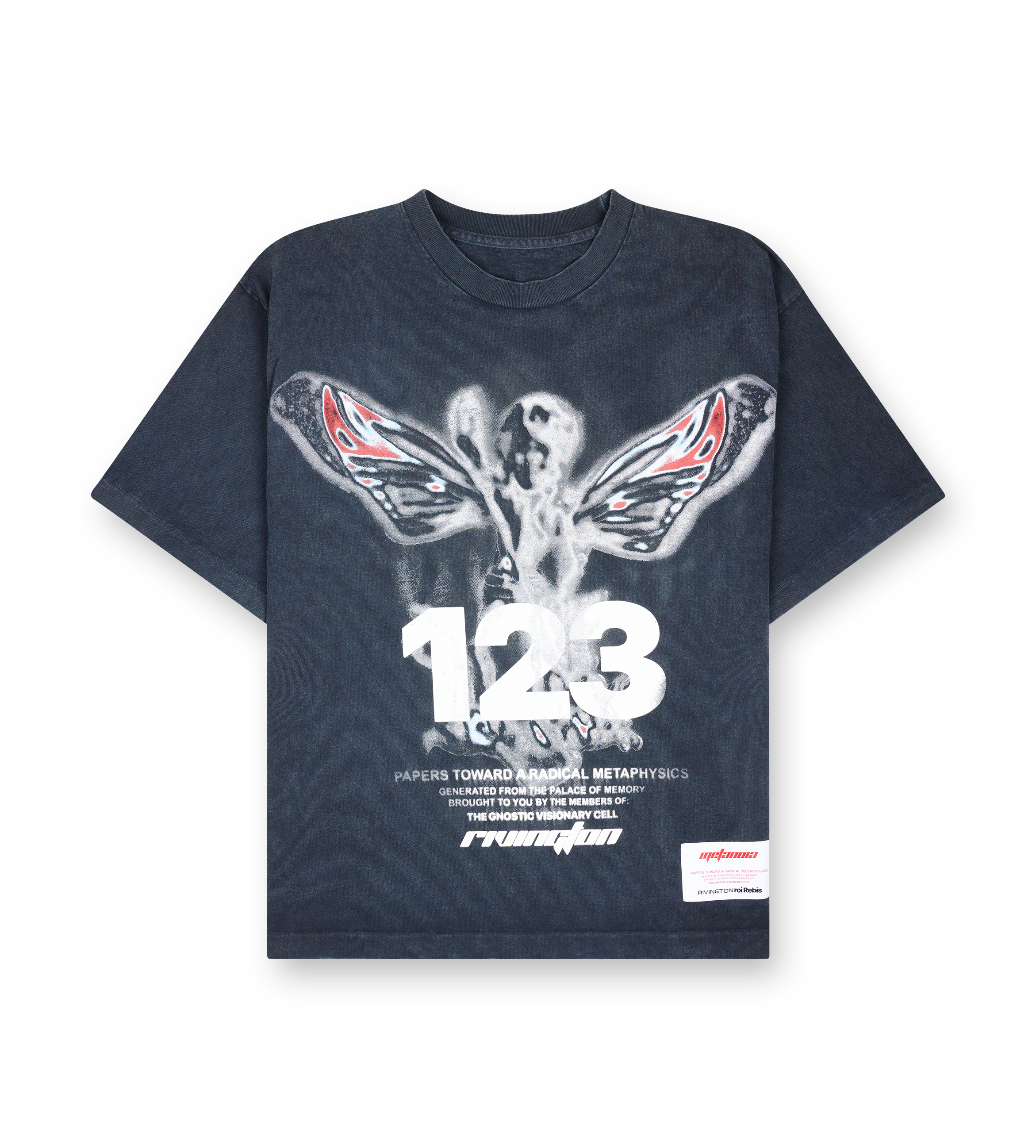 123 Rivington challenges convention through a fusion of raw street expression and refined craftsmanship. The CVA Tee embodies the brand’s ongoing dialogue between culture, design and individuality.