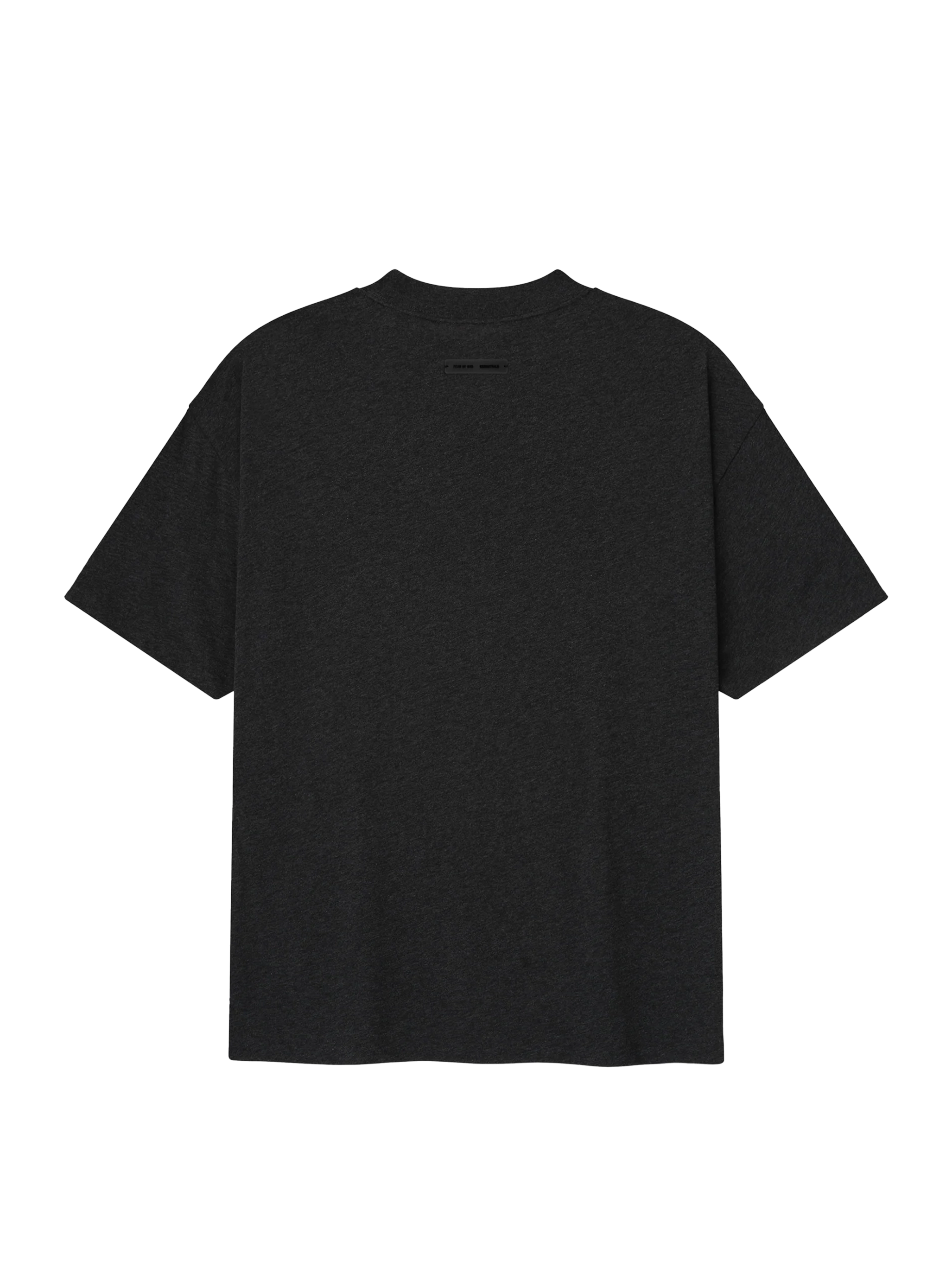 Fear of God Essentials geborduurd essentieel T-shirt in vintage zwart