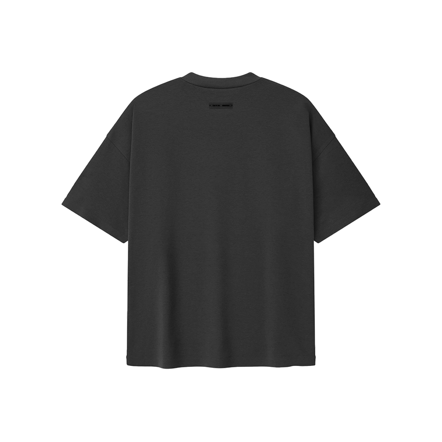 Fear of God Essentials Ponte jaren 90 T-shirt in ijzergrijs