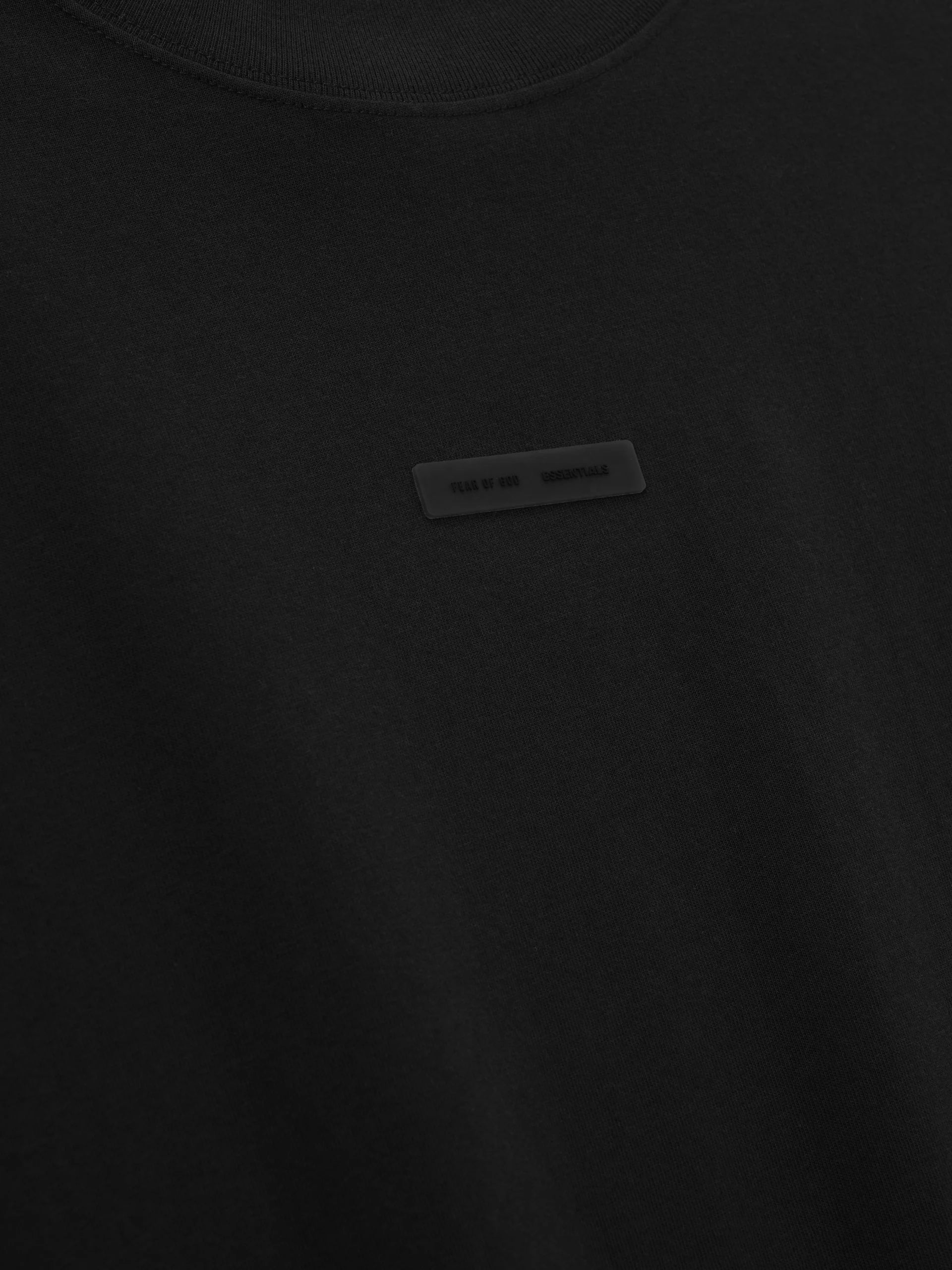 Fear of God ESSENTIALS Essential Tee in Jet Black