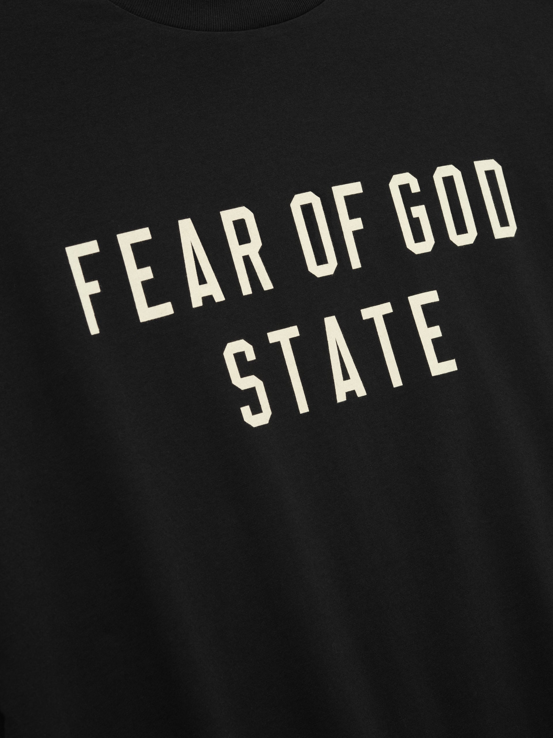 Fear of God ESSENTIALS 90’s Tee in Jet Black