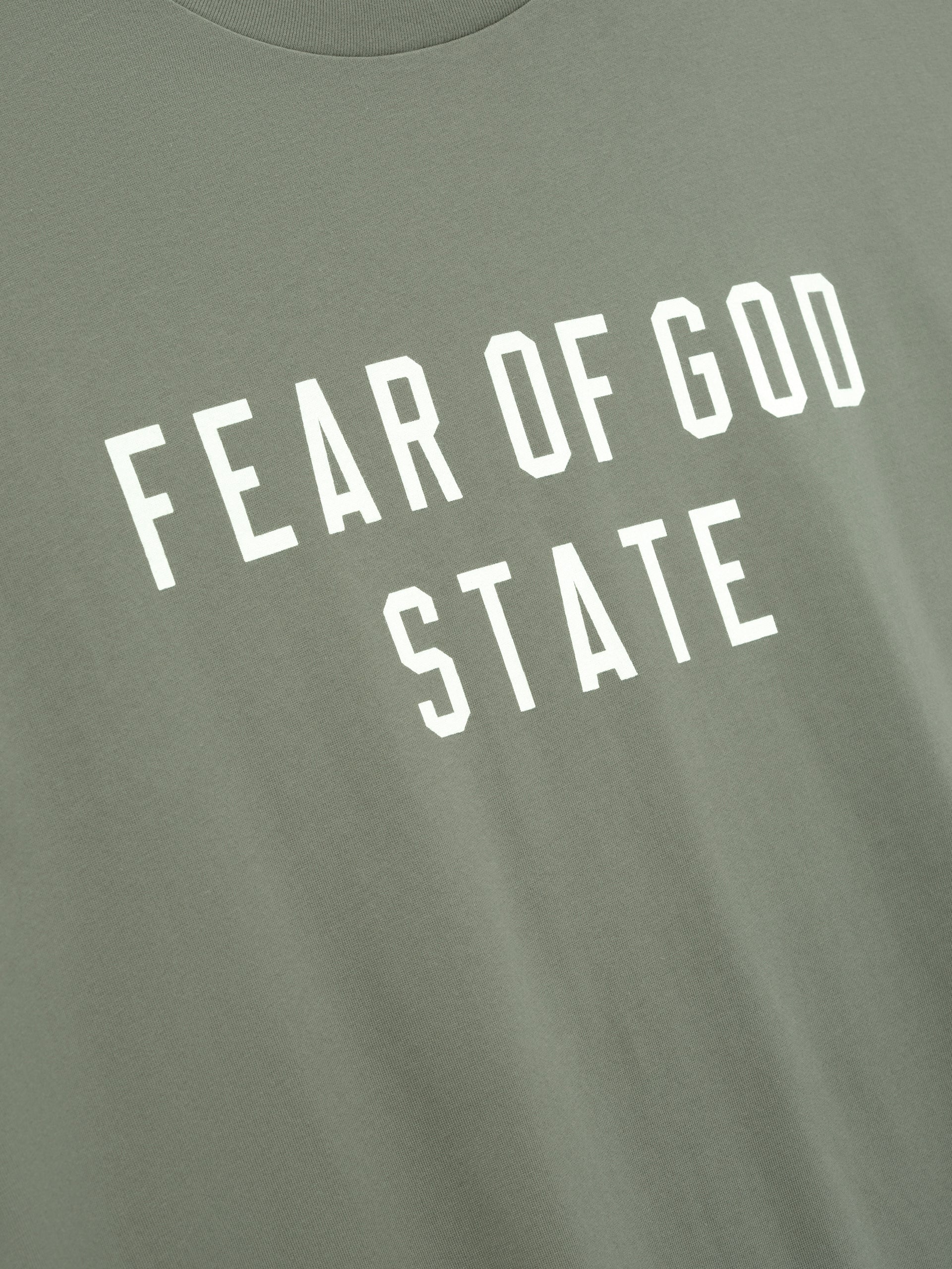 Fear of God ESSENTIALS 90’s Tee in Moss