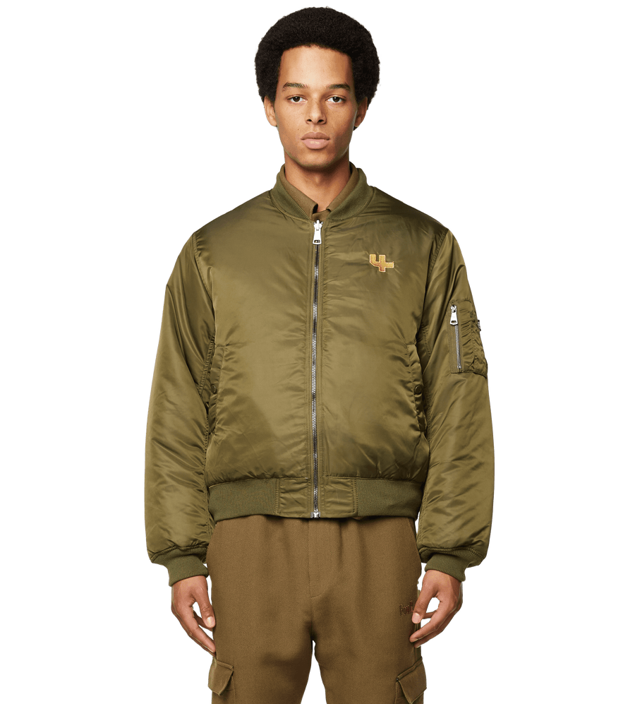 Reversible Bomber Jacket Green