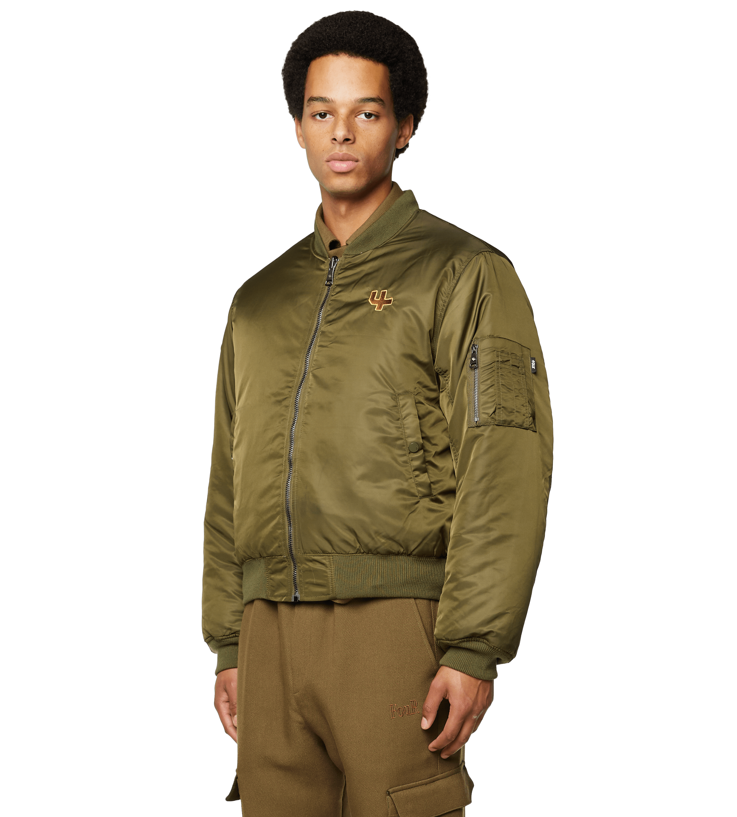 Reversible Bomber Jacket Green – FOUR Amsterdam