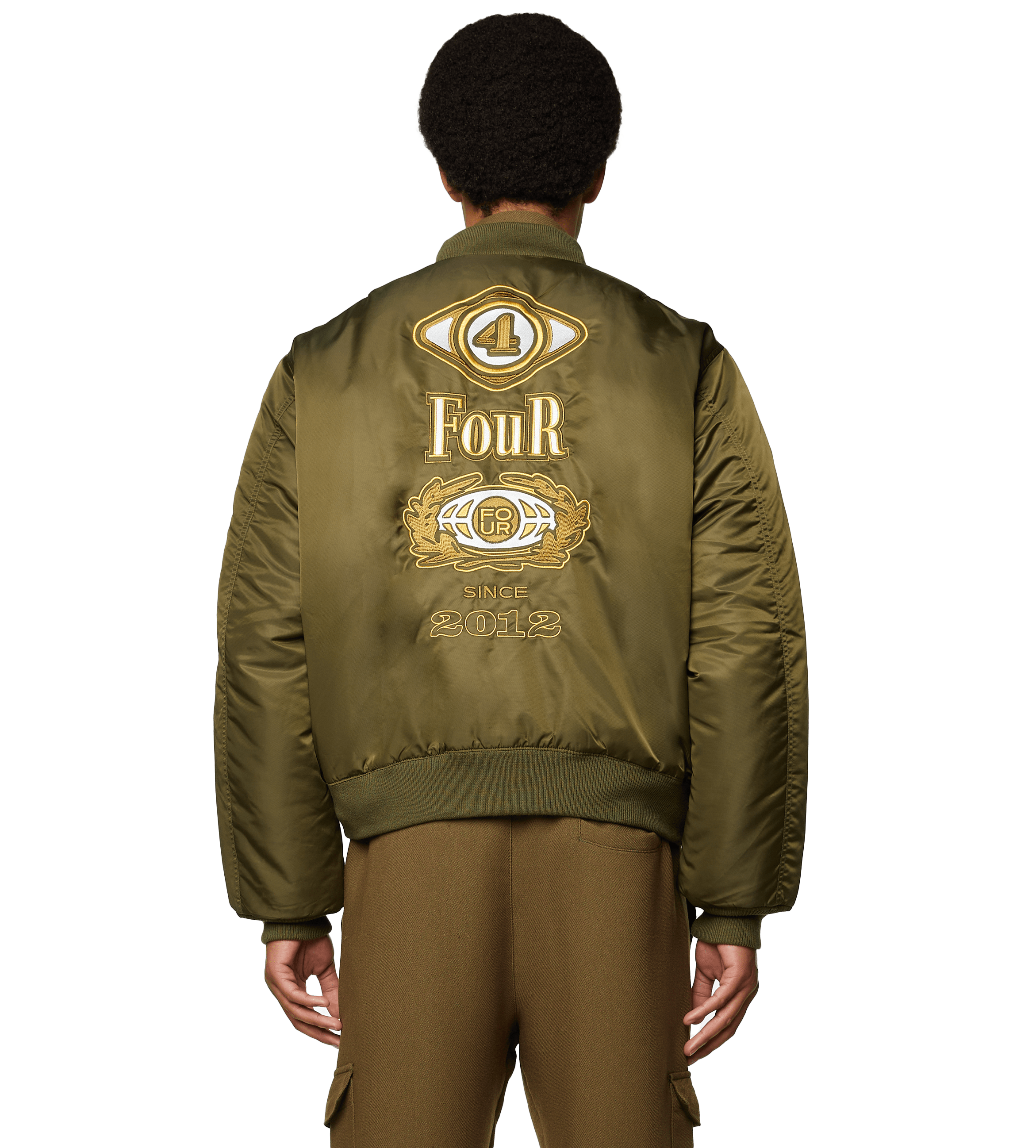 Reversible Bomber Jacket Green