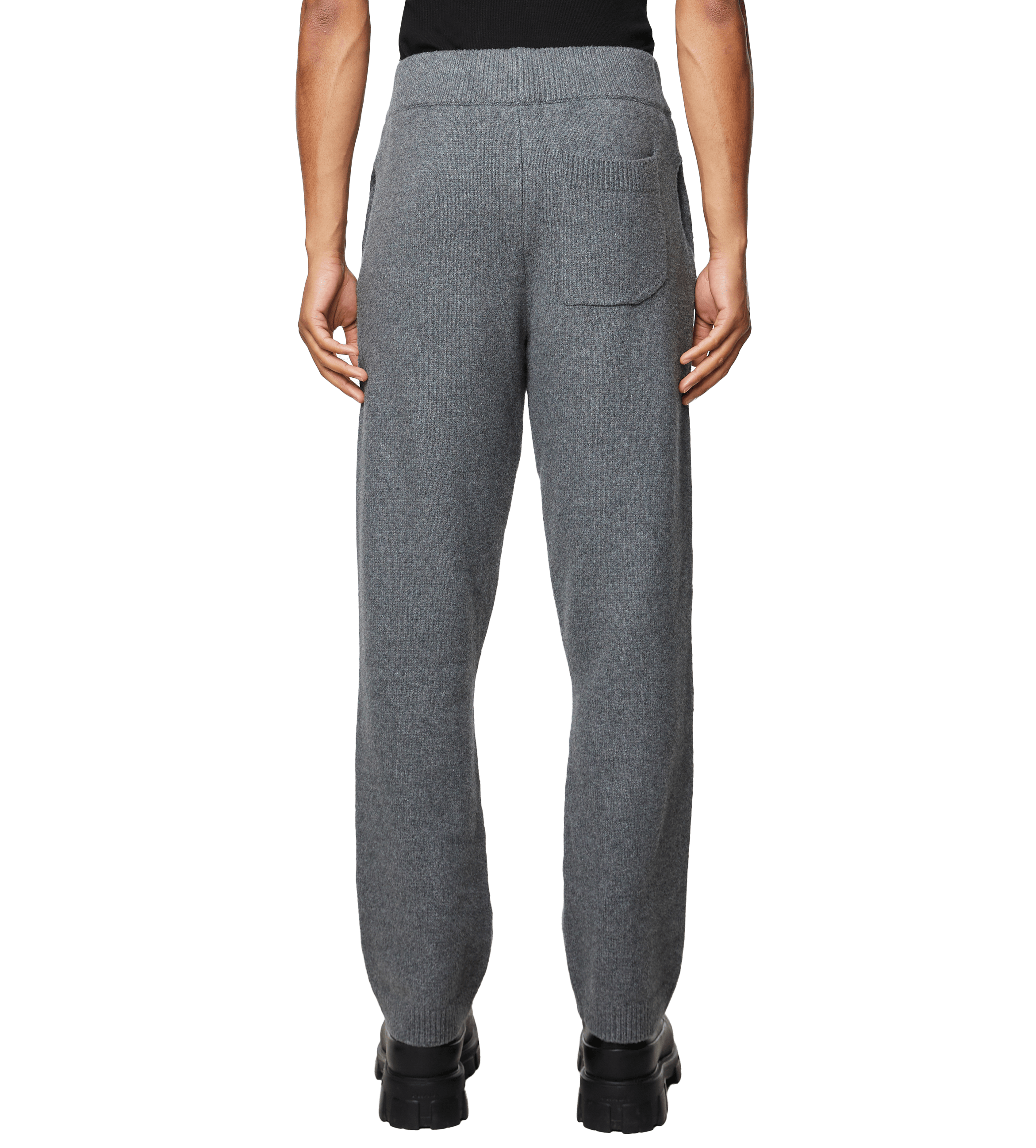 Knitted Pants Dark Grey