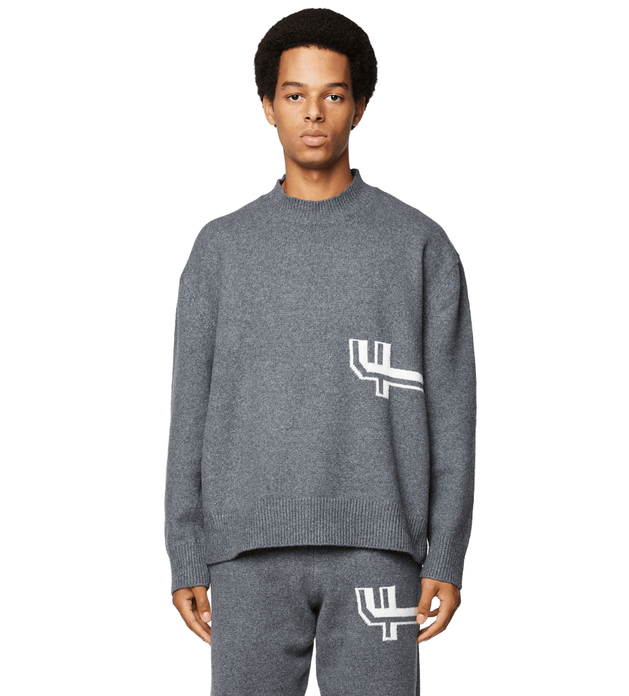 Knitted Crewneck Dark Grey