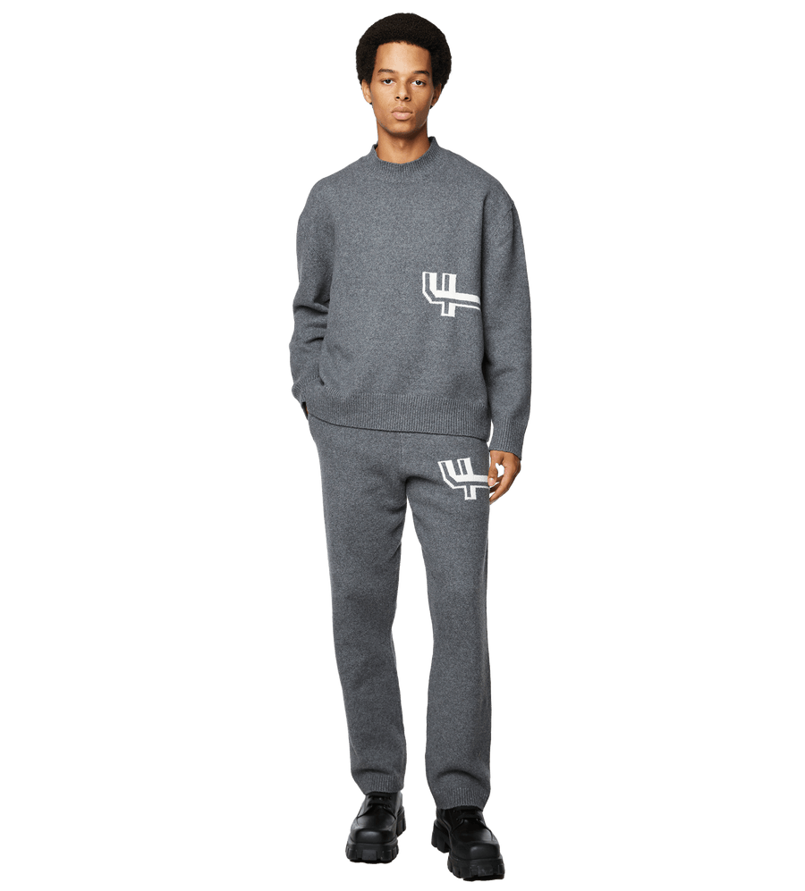 Knitted Crewneck Dark Grey