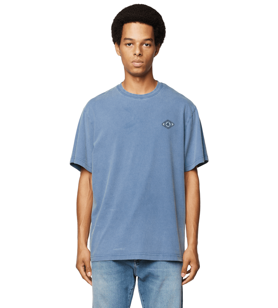 Washed T-shirt Blue