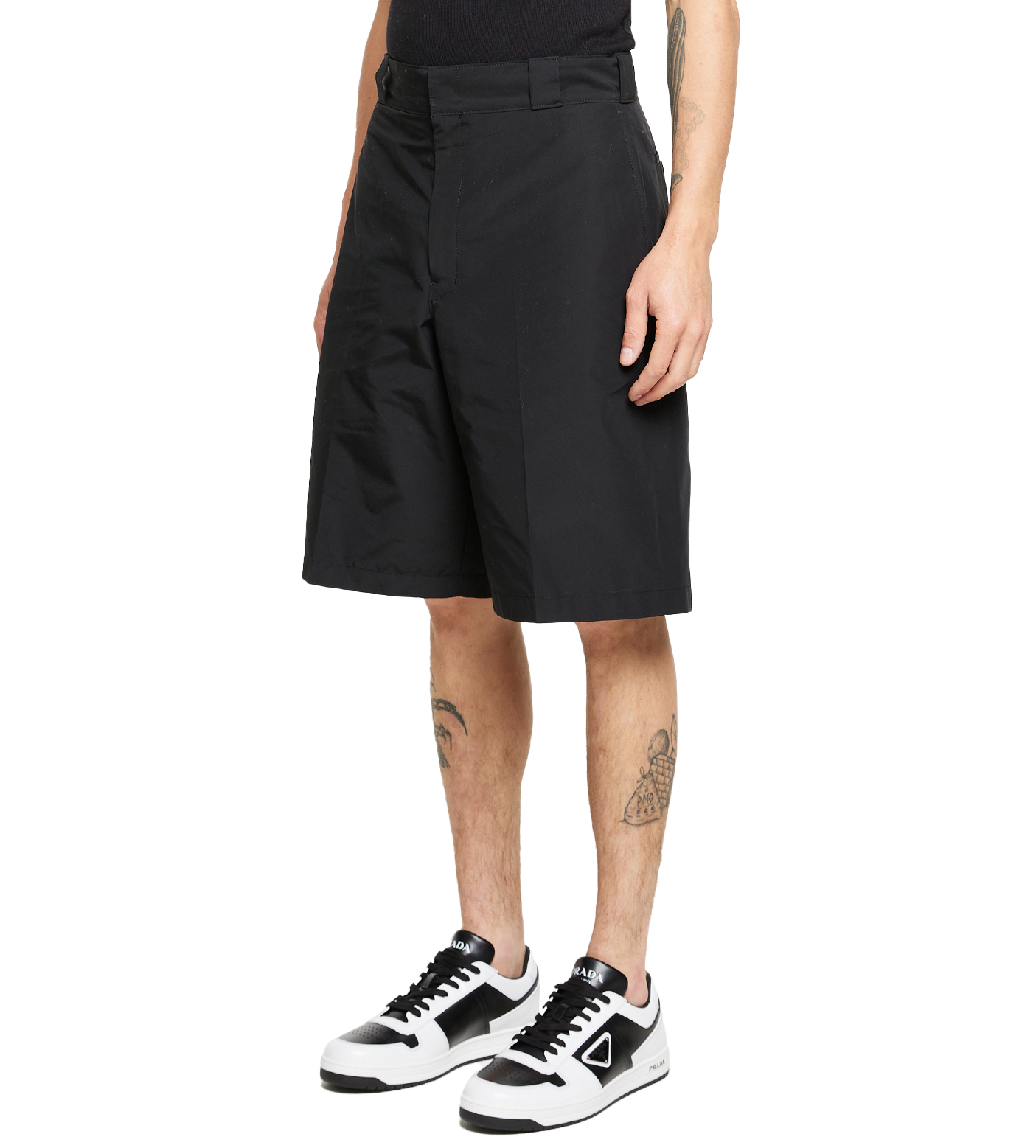 Re-Nylon Bermudas Black