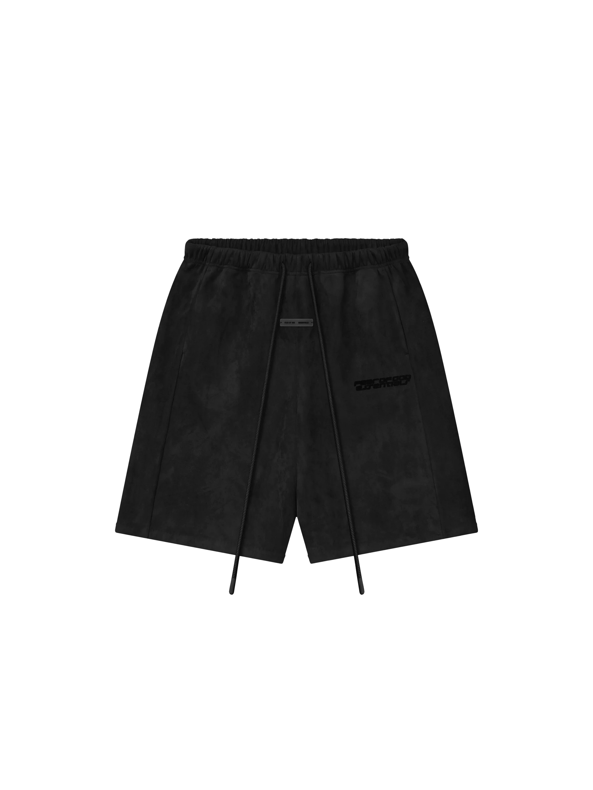 Fear of God Essentials Relaxed Sweatshort in Vintage Black