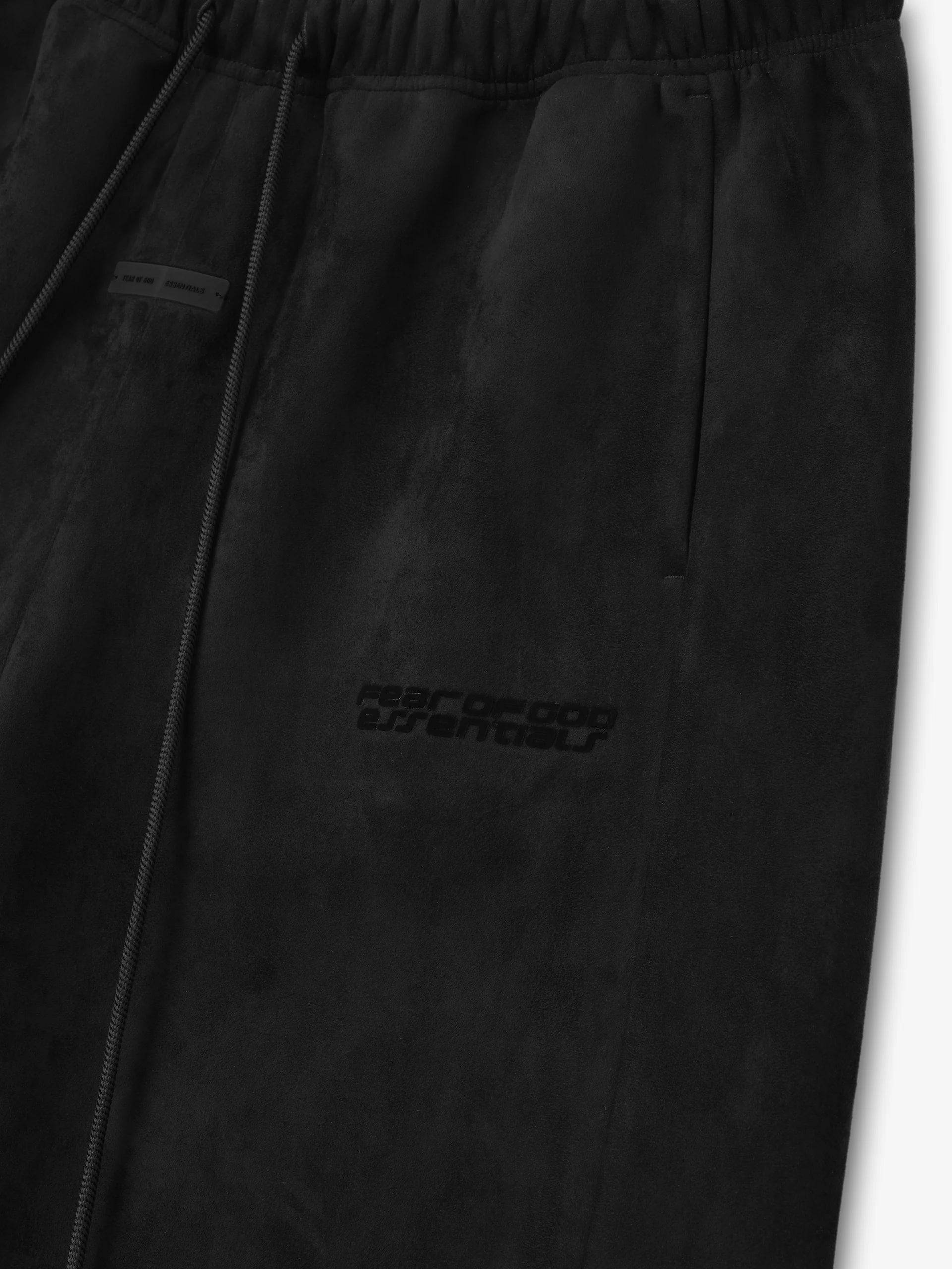 Fear of God Essentials Relaxed Sweatshort in Vintage Black