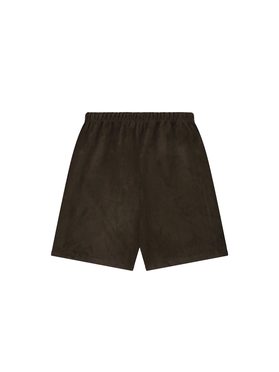 Fear of God Essentials Relaxte sweatshort in bruin