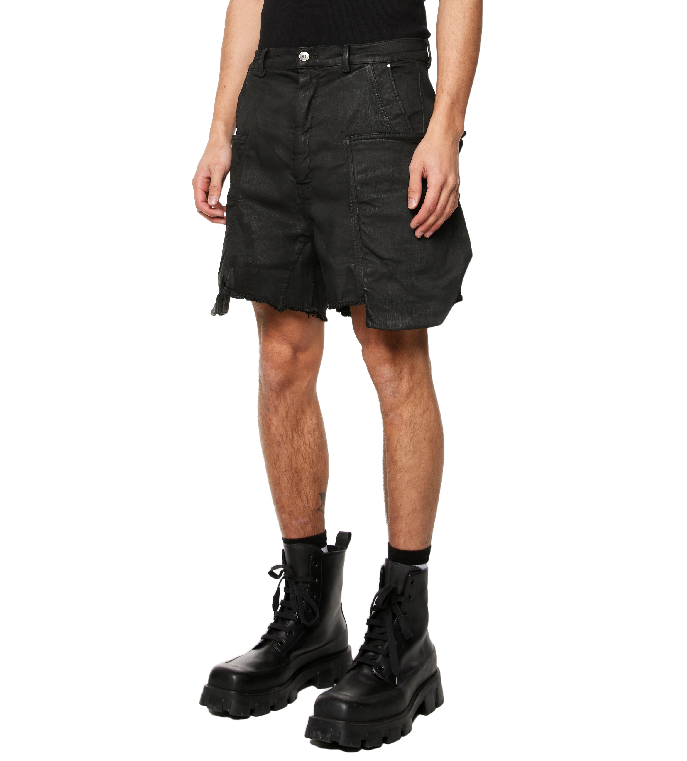 Denim Stefan Cargo Shorts Black