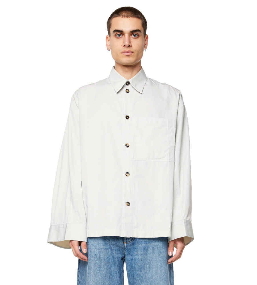 Cotton Silk Shirt Cloud