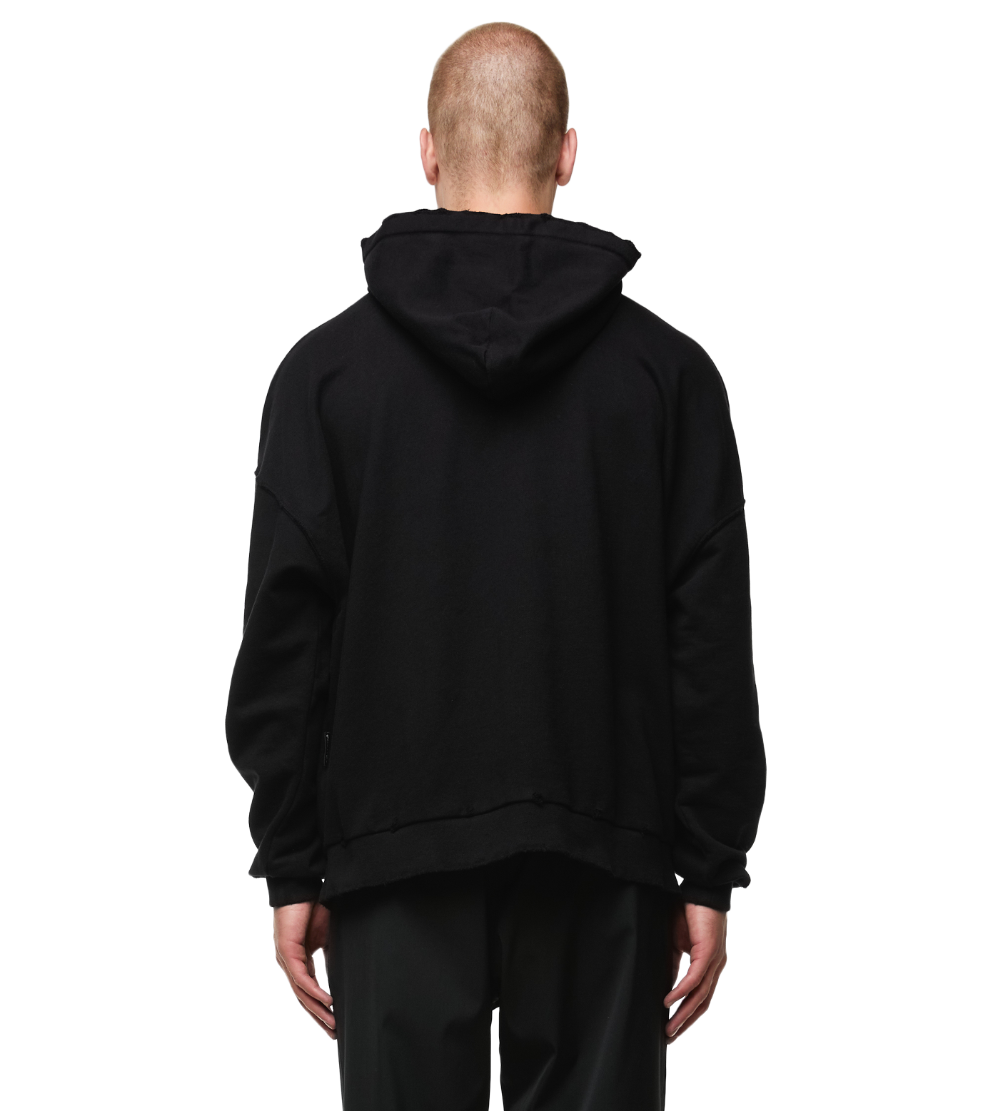 Monogram Statement Hoodie Black