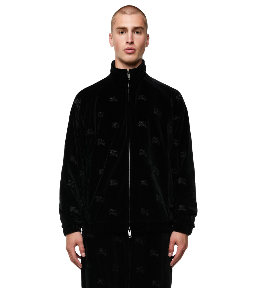 EKD Velvet Track Jacket Black
