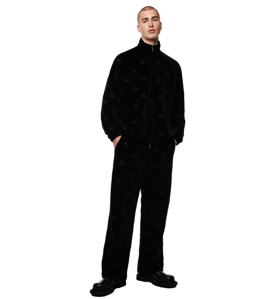 EKD Velvet Track Jacket Black