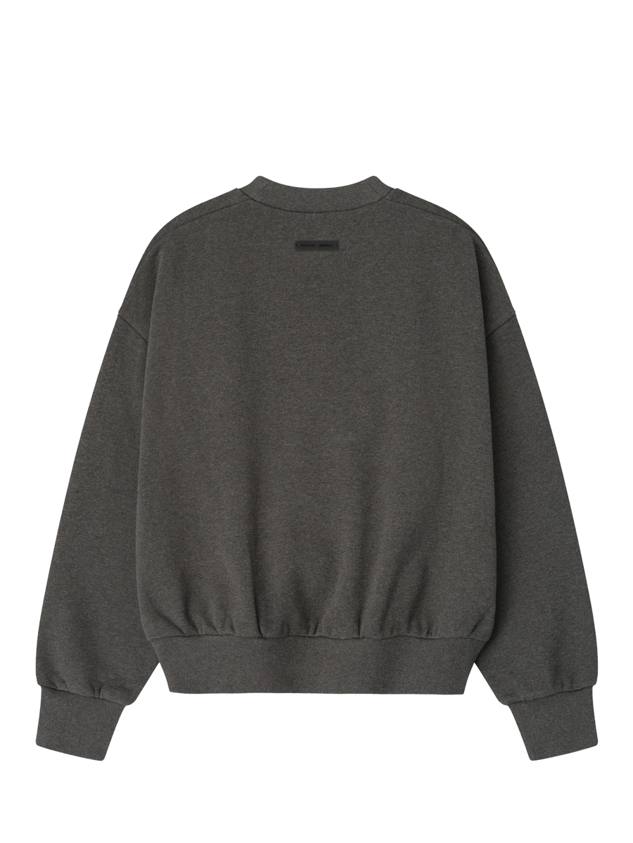 Fear of God Essentials Embossed Classic Crewneck Sweatshirt Charcoal Heather