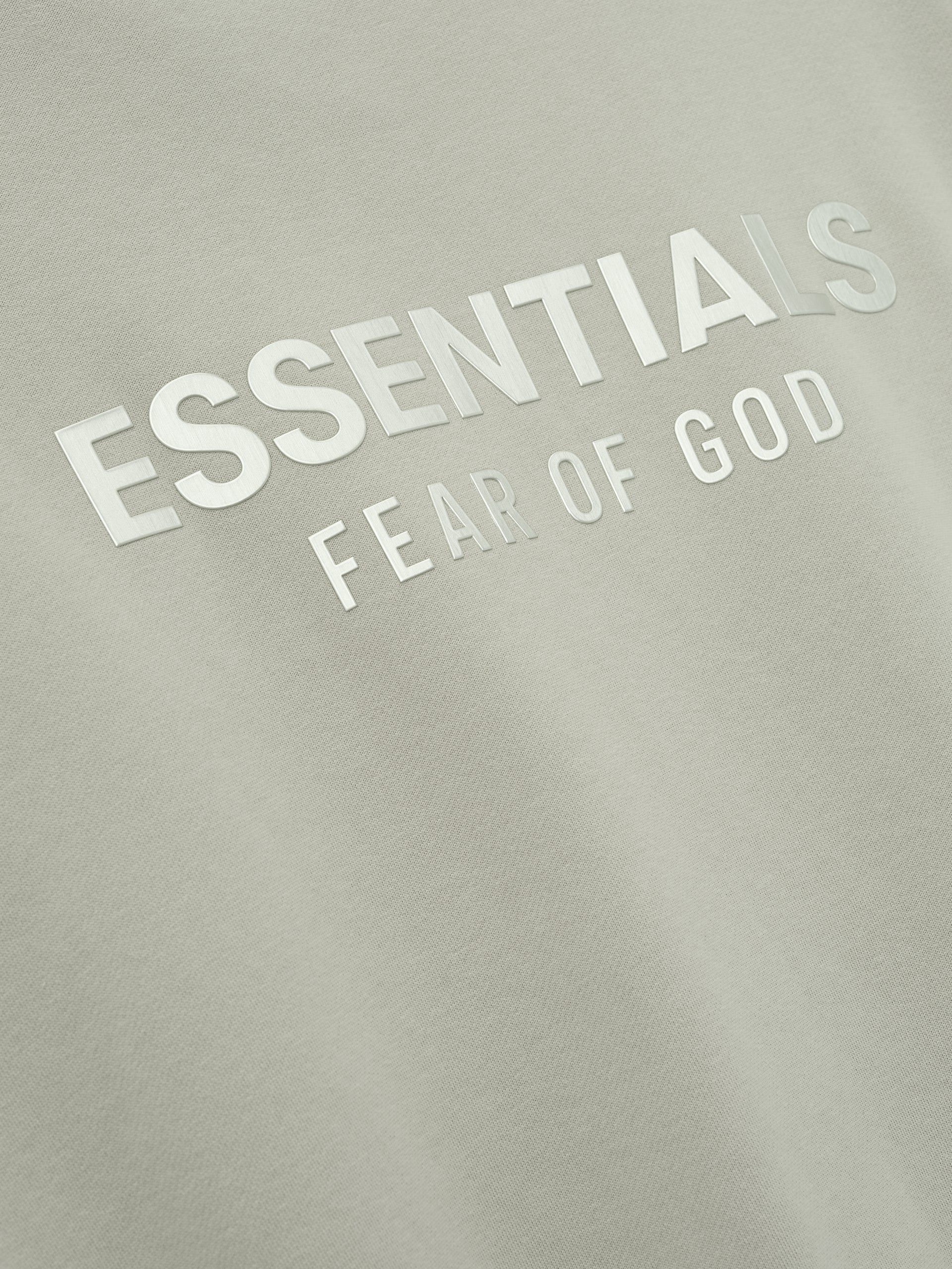 Fear of God ESSENTIALS Classic Fit Crewneck in Abbey Stone