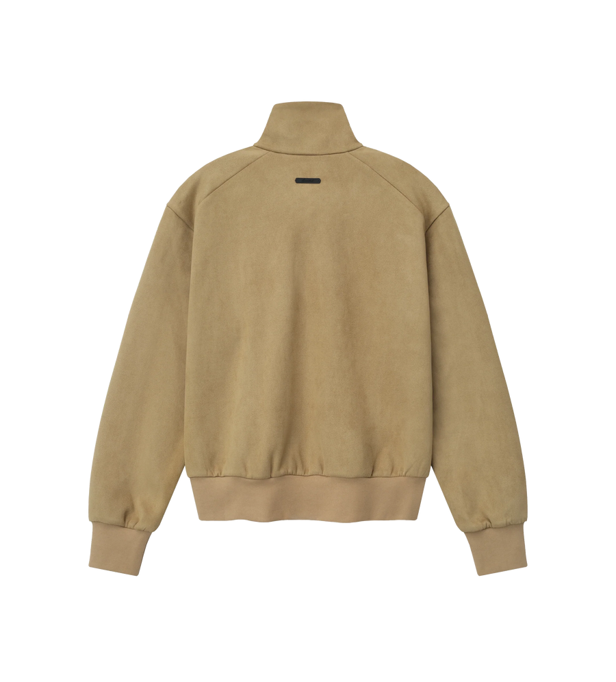 Fear of God Essentials Signature Modern Track Jacket in Dune