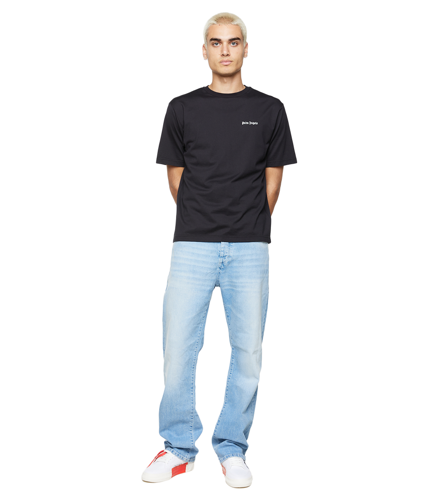 Logo-Embroidered T-shirt Black