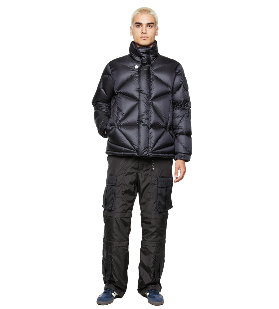 Oak Short Down Jacket Black