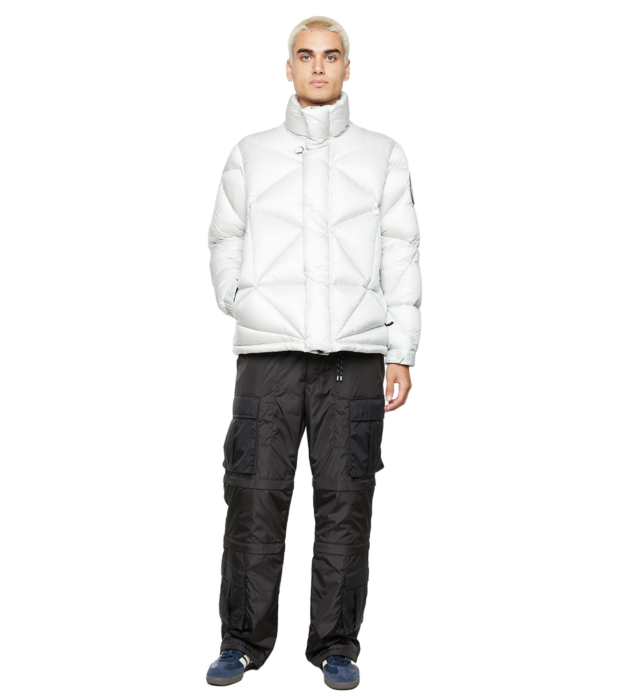 Oak Short Down Jacket White