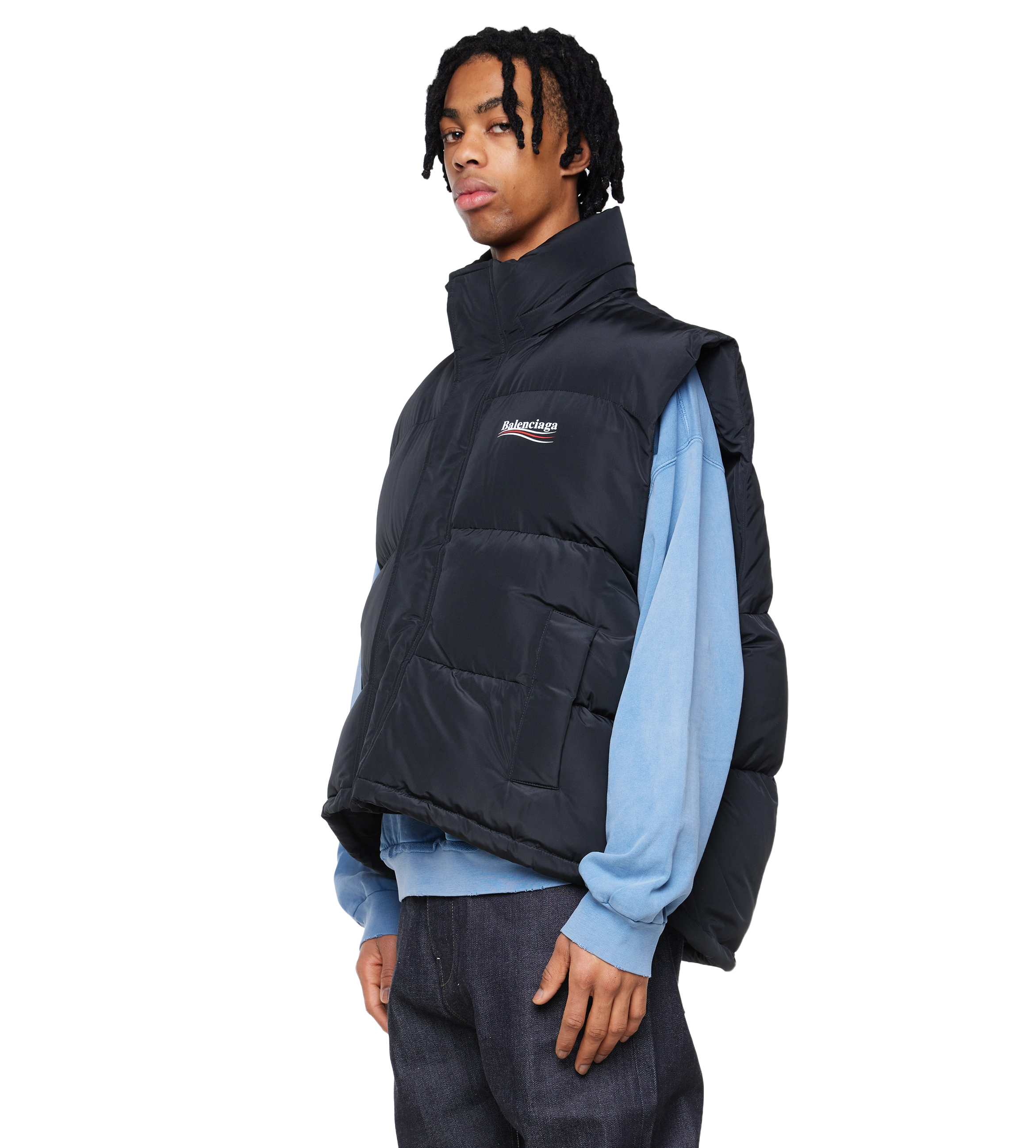 Cocoon puffer top