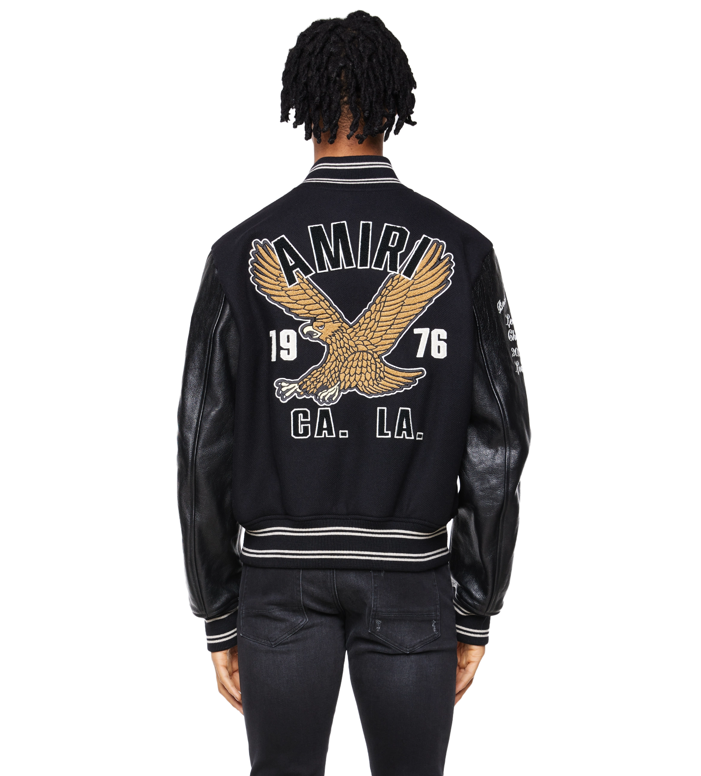 Eagle Varsity Jacket Black