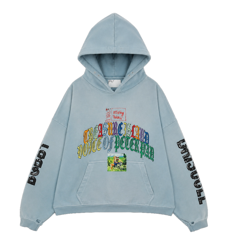 Paly Bobby Driscoll Hoodie in Baby Blue