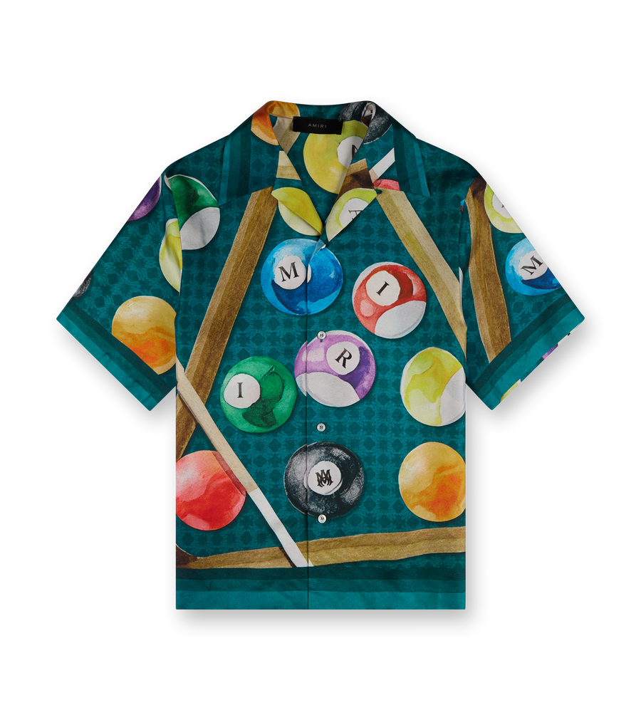 Billiards Bowling Shirt Evergreen