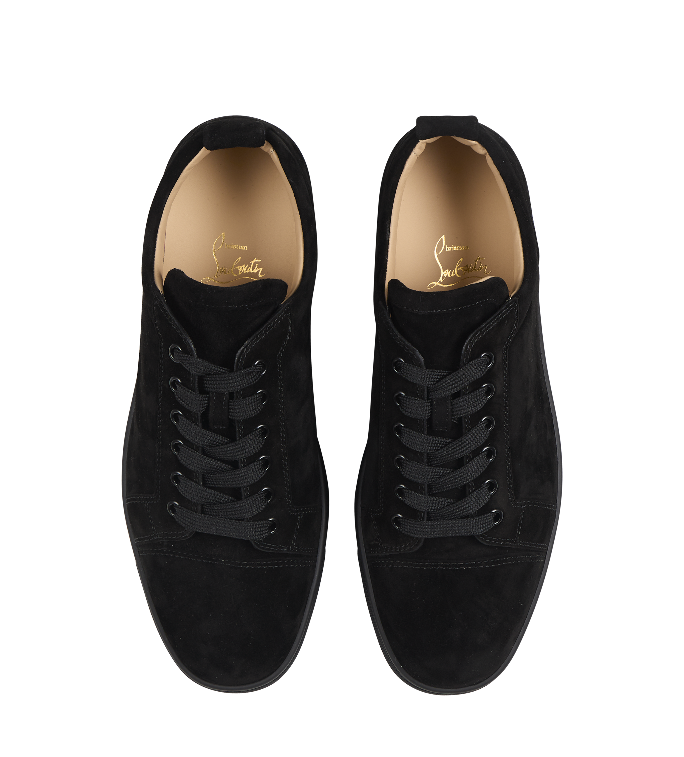 Christian Louboutin Louis Junior Flat Sneaker in Black