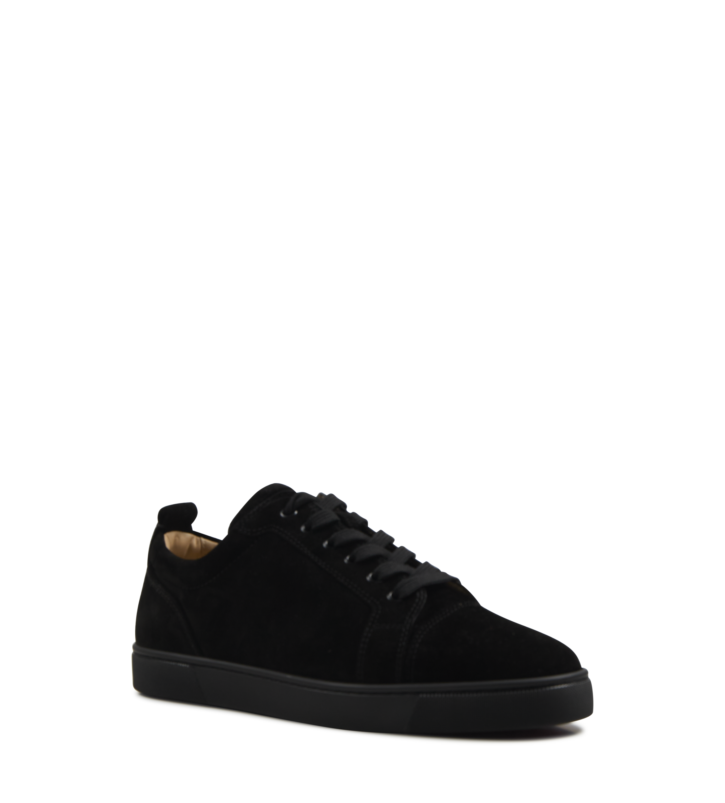 Christian Louboutin Louis Junior Flat Sneaker in Black