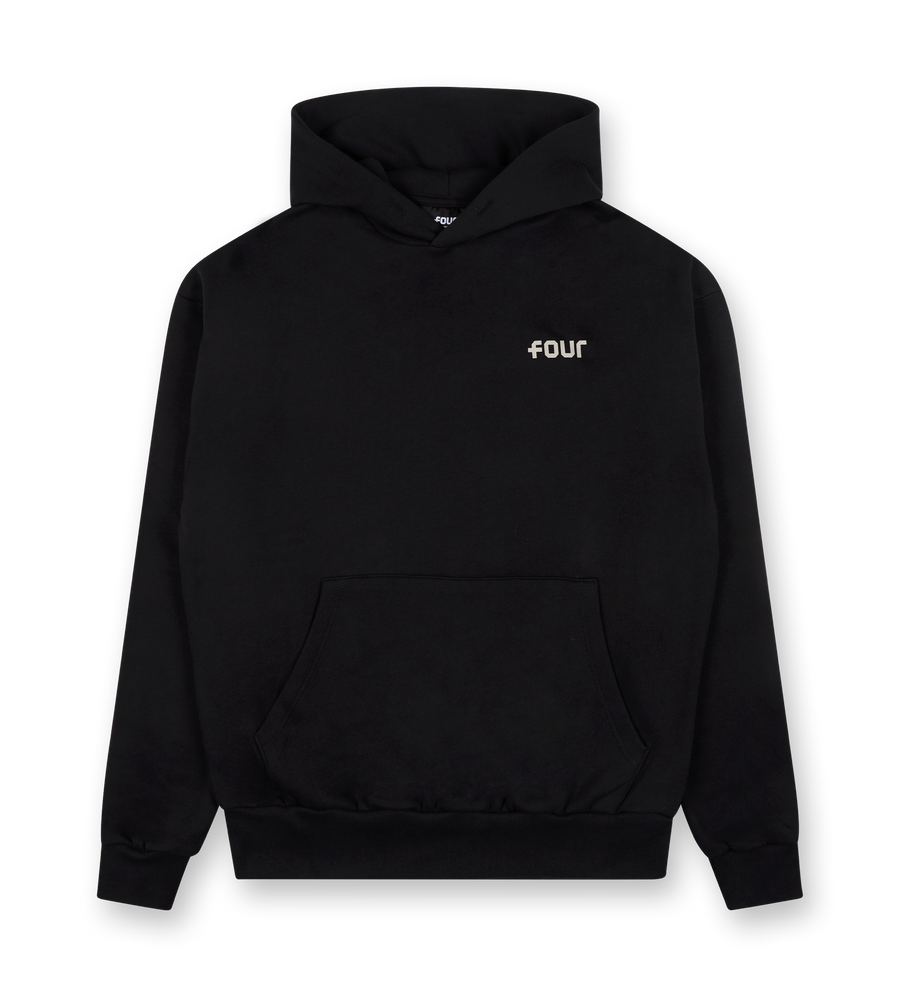 NY Stamp Cab Hoodie Black