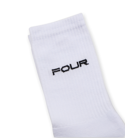 4 Pack Socks - White