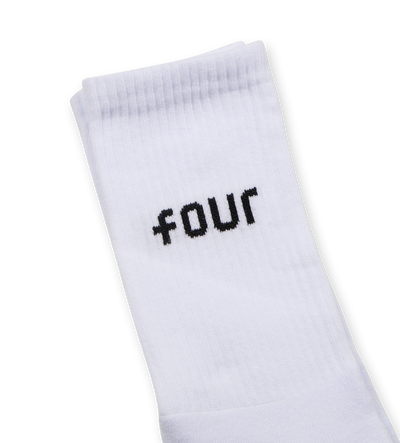 4 Pack Socks - White