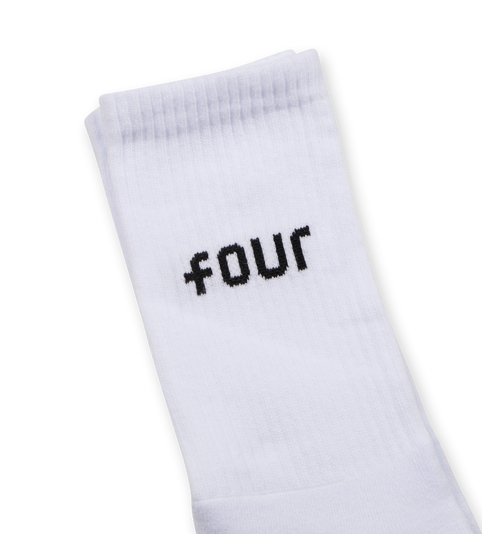 4 Pack Socks - White