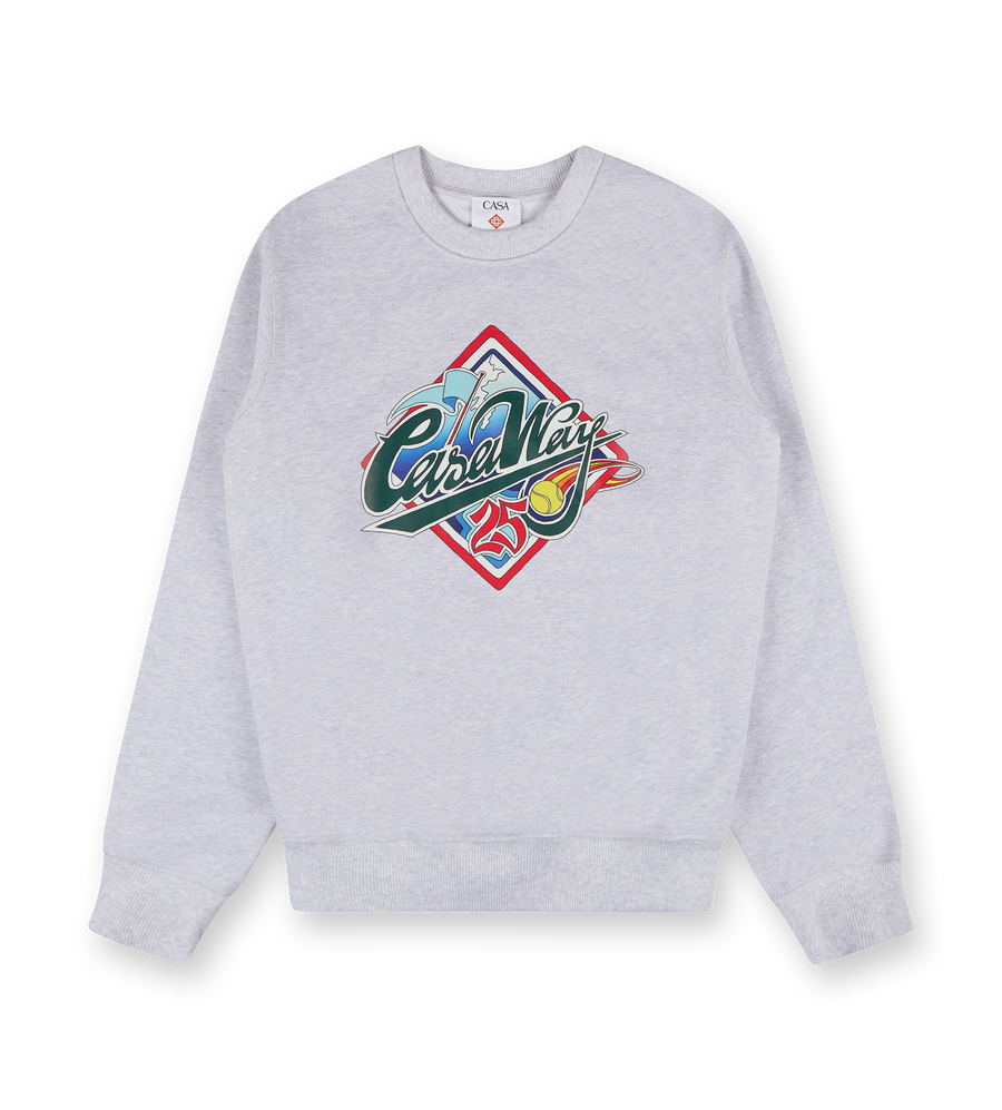 Casa Way World Series Printed Sweatshirt Grey