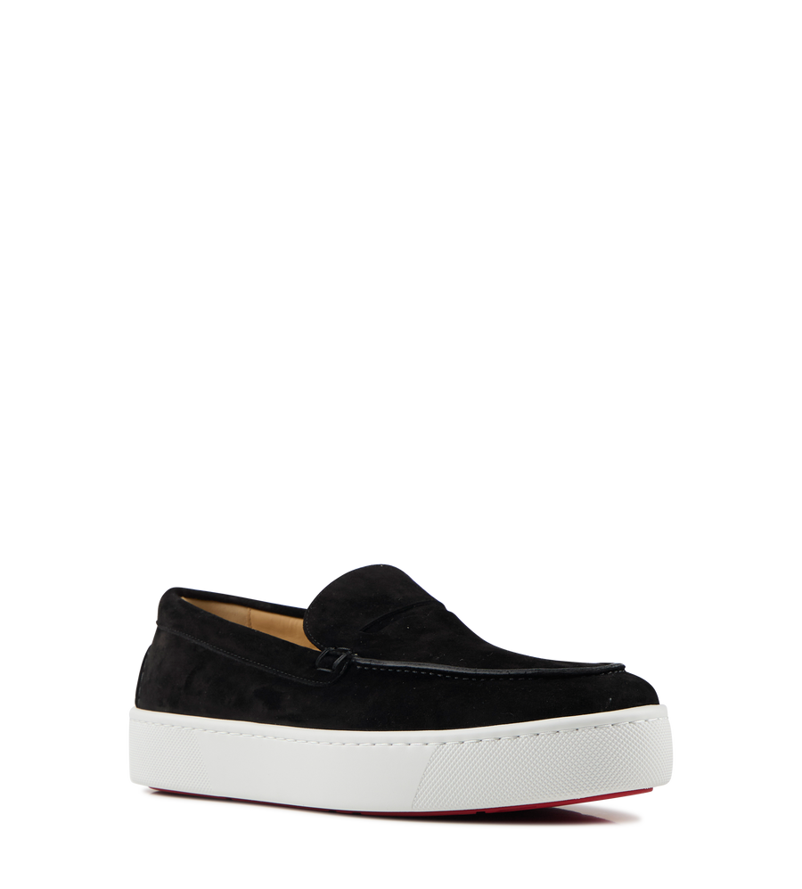 Paqueboat Suede Loafers Black