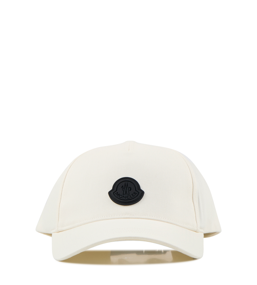 Logo Patch Baseball Cap Beige