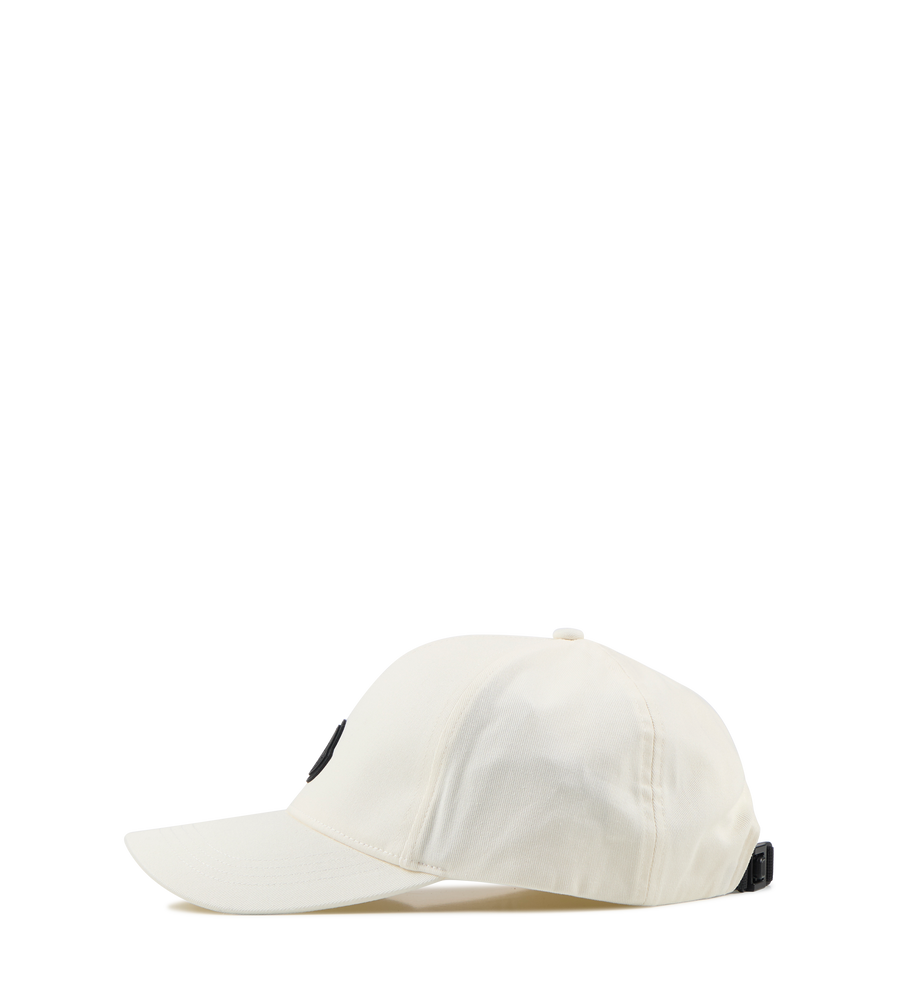 Logo Patch Baseball Cap Beige