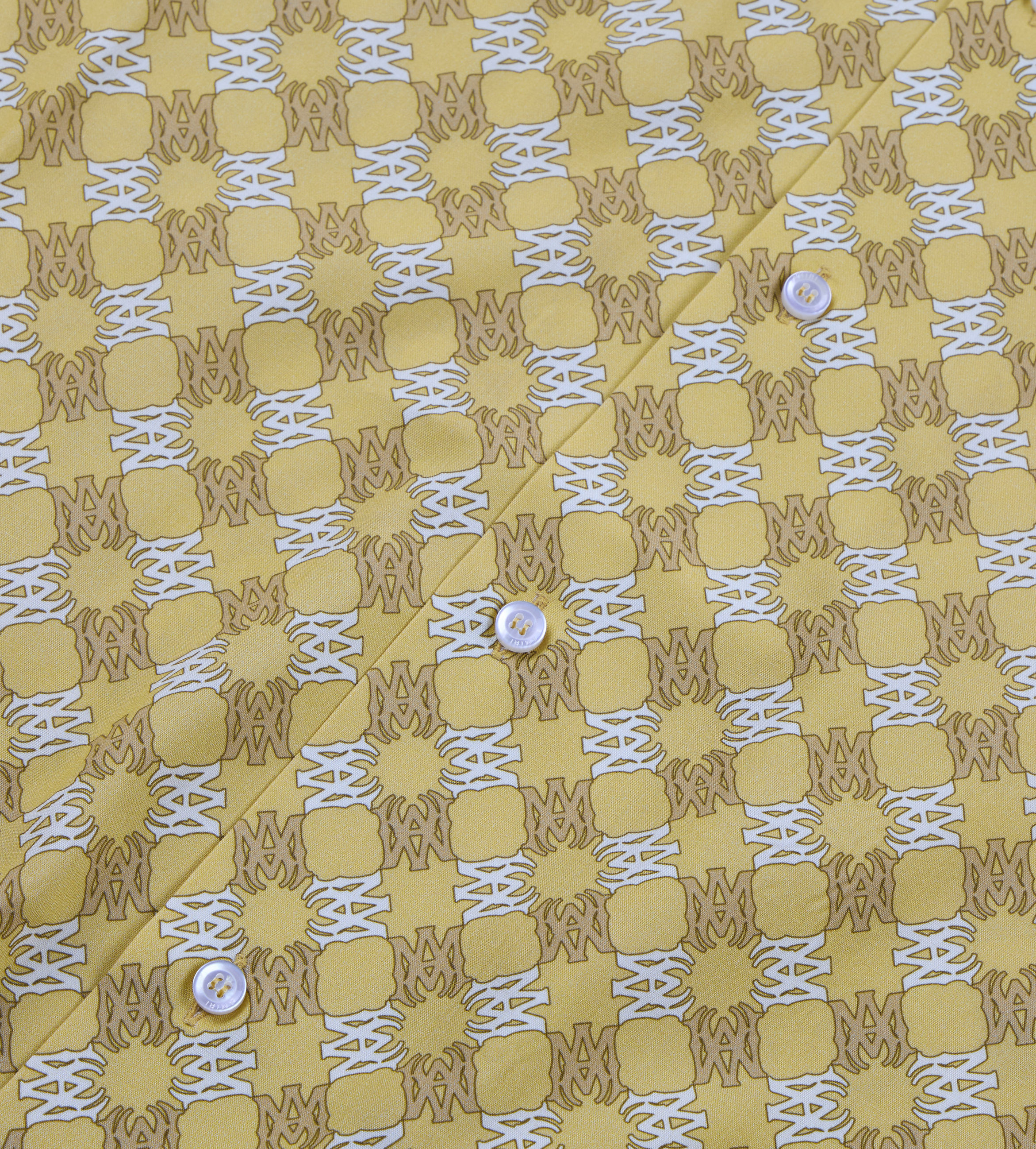Monogram Print Shirt Champagne