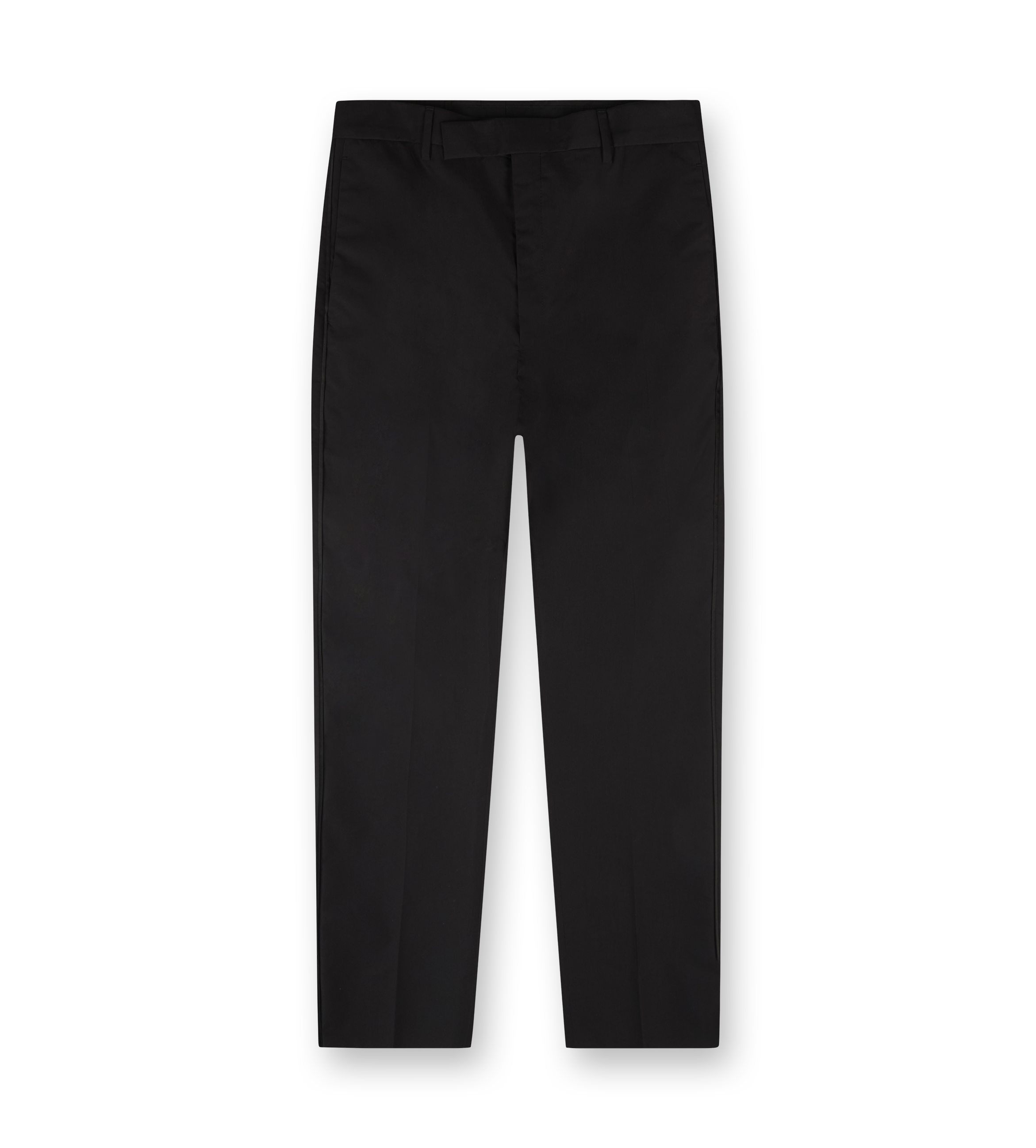 Triangle-logo Cotton Trousers Black