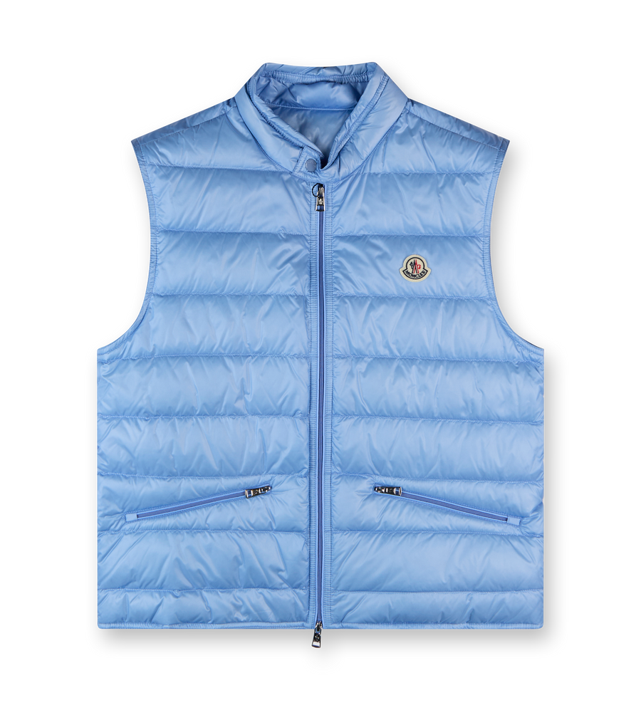 Gui Packable Down Gilet Blue